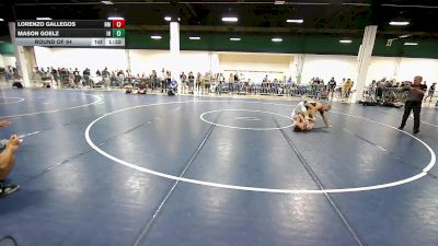 132 lbs Round Of 64 - Lorenzo Gallegos, NM vs Mason Goelz, IN