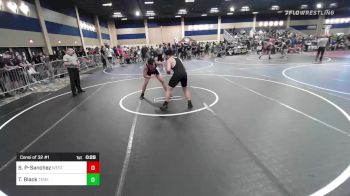 175 lbs Consi Of 32 #1 - Salvador Perez-Sanchez, Western High School vs Timothy Black, Temecula Valley HS