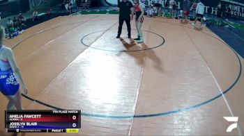 150 lbs Placement Matches (16 Team) - Amelia Fawcett, Alaska vs Josslyn Blair, Idaho 2