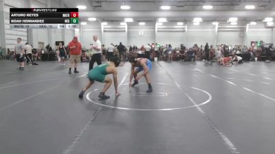 132 lbs Round 3 (10 Team) - Arturo Reyes, Mat Assassins Black vs Noah Hernandez, New England Gold
