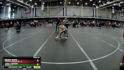 72 lbs Round 5 (10 Team) - Josh Latham, CTWHALE vs Brody Bafia, Undisputed Wrestling