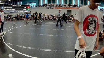 76 lbs Round 3 (4 Team) - John Booe, Caveman vs Vincent Miller, West Forsyth WC