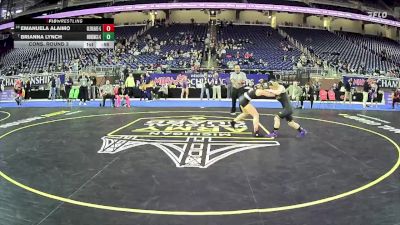 Girls-105 lbs Cons. Round 3 - Emanuela Alaimo, Glen Lake Hs Girls vs Brianna Lynch, St Mary Catholic Central Hs (Monroe) Girls