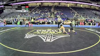 Girls-105 lbs Cons. Round 3 - Emanuela Alaimo, Glen Lake Hs Girls vs Brianna Lynch, St Mary Catholic Central Hs (Monroe) Girls