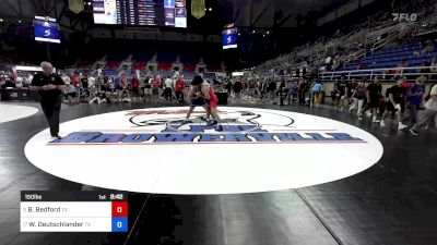 150 lbs Cons 32 #2 - Brodie Bedford, TX vs Will Deutschlander, TX