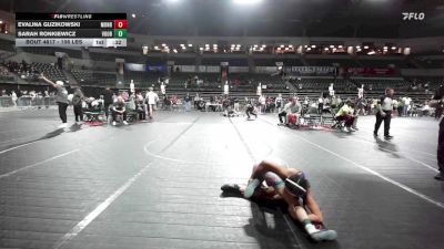 106 lbs 7th Place - Evalina Guzikowski, Monroe Twp vs Sarah Ronkiewicz, Voorhees