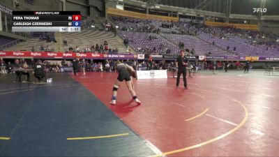 117 lbs Round 1 (16 Team) - Carleigh Czerneski, Adrian College vs Fera Thomas, Pacific University