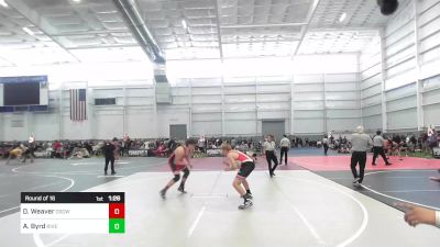 190 lbs Round Of 16 - Devlin Weaver, Osoway vs Aiden Byrd, Riverside Rascals