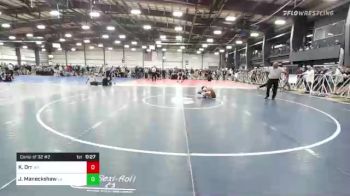 106 lbs Consi Of 32 #2 - Kaden Orr, WY vs Jesse Maneckshaw, LA