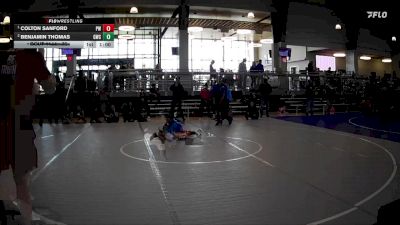 75 lbs 1st Place Match - Colton Sanford, Paradigm Wrestling vs Benjamin Thomas, G580 Wrestling Club