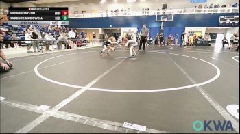 67-70 lbs 3rd Place - Shyann Taylor, El Reno Wrestling Club vs Kadence McDowell, Noble Takedown Club