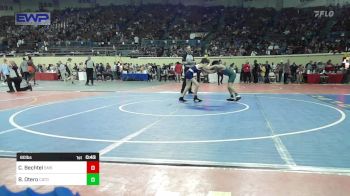 80 lbs Consi Of 32 #2 - Collin Bechtel, Shawnee Middle School vs Brayden Otero, Catoosa Youth Wrestling