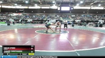 220 lbs Cons. Round 2 - Parker Christiansen, Blackfoot vs Oscar Otero, Borah