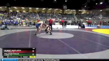 160 lbs Finals (8 Team) - Philemon Mauck, 4A Banks vs Gilbert Whitlatch, 4A Tillamook