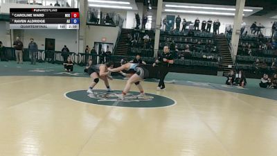 207 lbs Quarterfinal - Raven Aldridge, Adrian College vs Caroline Ward, North Central College
