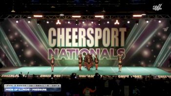 Pride of Illinois - Pressure [2026 L2 Senior - D2 - Small - B Day 2] 2026 CHEERSPORT National All Star Cheerleading Championship
