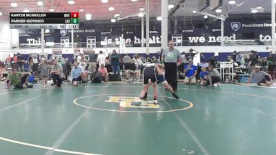105 lbs Final - Karter McMullen, Grit Mat Club - K6 vs Parker Giovinco, Launch Wrestling Academy - K6