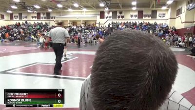 106 lbs Round 2 - Coy Mehlert, Union, LaPorte City vs Konnor Blume, Roland-Story