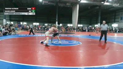 132 lbs Champ. Round 1 - Tristan Altman, Kellam High School Mat Rats vs David Lewis, Guerrilla Wrestling (GWA)