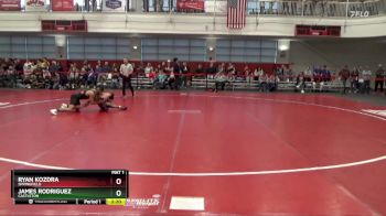 141 lbs Quarterfinal - James Rodriguez, Castleton vs Ryan Kozdra, Springfield