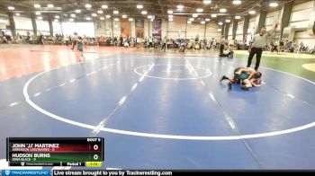 56 lbs Rd# 3 12:00pm Friday - John `JJ` Martinez, Agression Legionaries vs Hudson Burns, Iowa Black