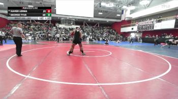 287 lbs Champ. Round 2 - Xavier Lerma, John F Kennedy vs George Tyus, Antioch