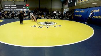 193 lbs 7th Place - Mason Savidan, St. John Bosco vs Carter Vannest, Pitman