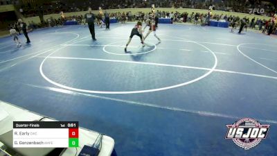 100 lbs Quarterfinal - Ryot Early, Cache Wrestling Club vs Graham Gonzenbach, Amped Wrestling Club