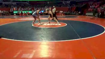 3 lbs Quarterfinal - Jordan Lishman, Aurora (West Aurora) vs Paulie Robertson, Carol Stream (Glenbard North)