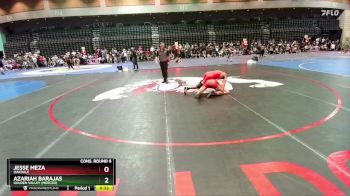 132 lbs Cons. Round 6 - Azariah Barajas, Golden Valley (Merced) vs Jesse Meza, Oakdale