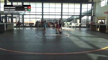 285 lbs 5th Place Match - Chuck Goerdt, Dubuque Senior vs Carter Marsh, Waterloo West