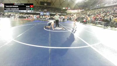 Boys 2A 175 lbs Champ. Round 1 - KALLON HOMAN, W. F. West vs Coen Chandler, Sultan