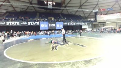 43 lbs Champ. Round 2 - Miles Roblan, Port Angeles Wrestling Club vs Easton Simmons, Montesano Mad Dogs Wrestling