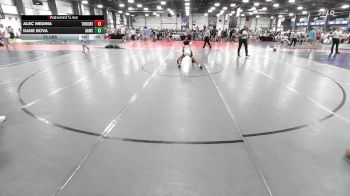 75 lbs Rr Rnd 1 - Alec Medina, The Hunt Wrestling Club Black vs Dane Bova, All-American Wrestling Club Red