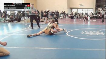 115 lbs Rr Rnd 2 - Fallon Curtin, Cordoba Trained (Tidal Force Girls) vs Kelly Haggerty, NewWhale Teel - Girls