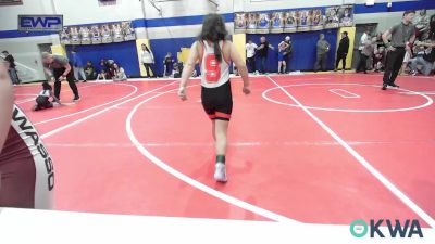 75-83 lbs Rr Rnd 3 - Lily Carson, Owasso Takedown Club vs Isabella Vaughn, Skiatook Youth Wrestling