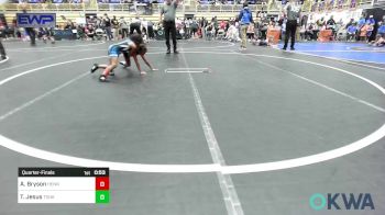 49-52 lbs Quarterfinal - Audrena Bryson, Hennessey Takedown Club vs Tre De Jesus, Team Of Hard Knox