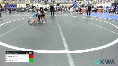 49-52 lbs Quarterfinal - Audrena Bryson, Hennessey Takedown Club vs Tre De Jesus, Team Of Hard Knox