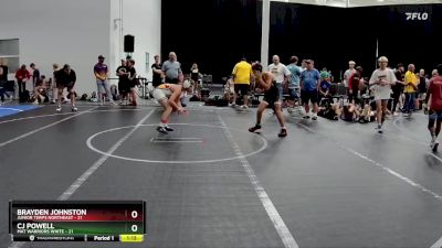 110 lbs Round 5 (8 Team) - Brayden Johnston, Junior Terps Northeast vs CJ Powell, Mat Warriors White