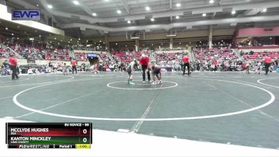 88 lbs Quarterfinal - McClyde Hughes, RSA vs Kanton Minckley, Linn County