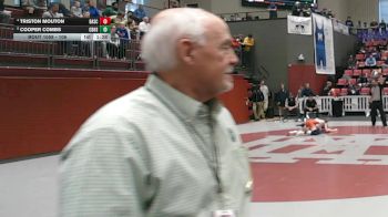 106 lbs Quarterfinal - Cooper Combs, Christian Brothers High School vs Triston Mouton, Baylor School