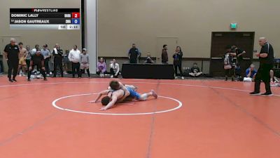 157 lbs Champ. Rd Of 64 - Dominic Lally, Basement Rats vs Jason Gautreaux, Savage Wrestling Academy
