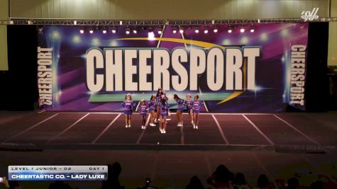 Cheertastic Co. - Lady Luxe [2025 L1 Junior - D2 Day 1] 2025 CHEERSPORT Cartersville Classic