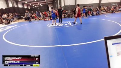 190 lbs Semifinal - Joseph Lukianov, Washington vs Brendan David, NWWC