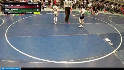 58 lbs Champ. Round 1 - Treycen O`Dell, Sanderson Wrestling Academy vs Broc Jenkins, South Sevier