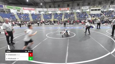 50 lbs 3rd Place - Peyton Chelewski, Colorado Outlaws vs Jameson Hitchcock, Top Notch WC
