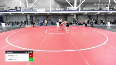141 lbs Consi Of 16 #2 - Jarred Papcsy, North Carolina State vs Logan Brown, Army-West Point