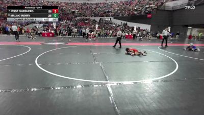 63 lbs Champ. Round 1 - Malaki Henry, LAW vs Jesse Shepherd, Ringers