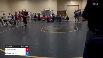 61 kg Cons 32 #1 - Vinnie D'Alessandro, Ohio vs Dayson Torgerson, Colorado Mesa Wrestling Club