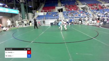 100 lbs Rnd Of 64 - Nathaniel Handy, Pennsylvania vs Wyatt Eddy, Arizona